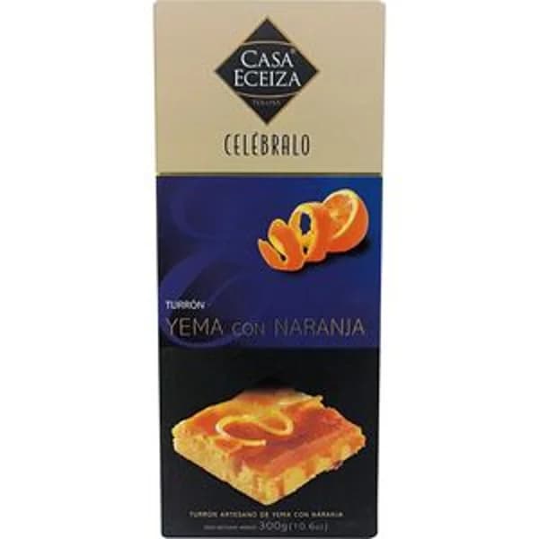 Turrón de yema con naranja 300 g - 1 ud - Imagen del producto en Findit