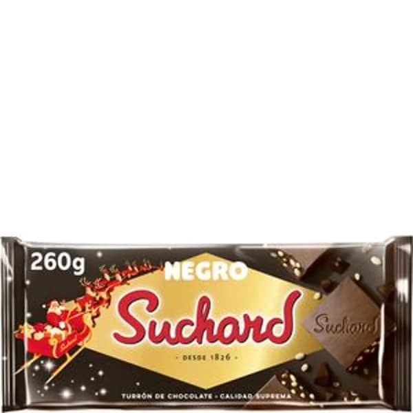 Turrón de chocolate negro 260 g - 1 ud - Imagen del producto en Findit