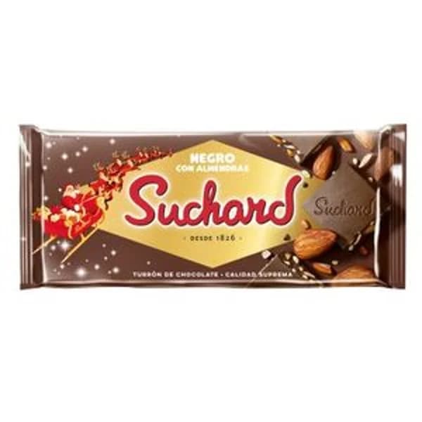 Turrón chocolate negro con almendras 260 g - 1 ud - Imagen del producto en Findit