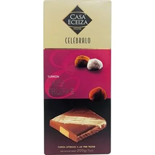 Turrón tres trufas 200 g - 1 ud - Imagen del producto en Findit