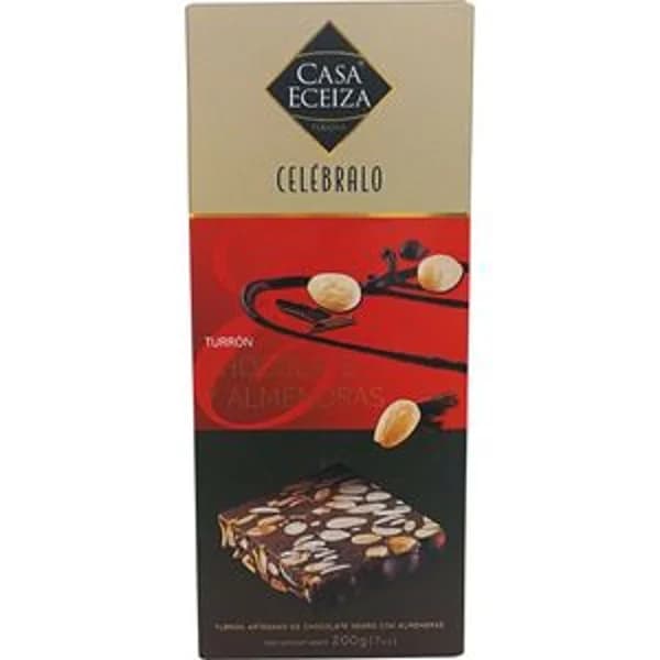 Turrón de chocolate 200 g - 1 ud - Imagen del producto en Findit