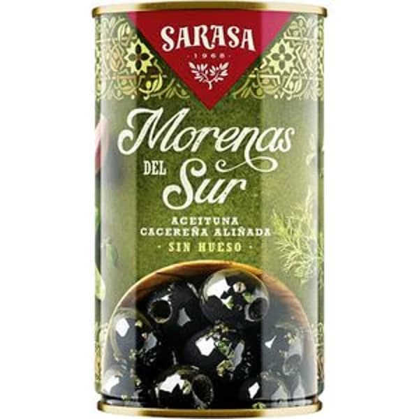 Aceitunas negras morena del sur 320 g - 0.13 kg - Imagen del producto en Findit