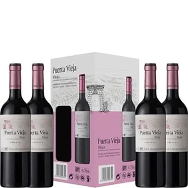 Vino tinto DO Rioja crianza 4x0,75 l - 3 l - Imagen del producto en Findit