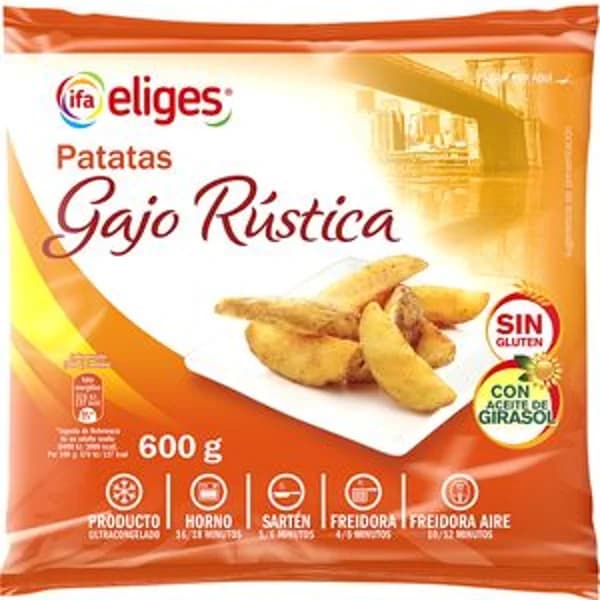 Patata gajo rústica 600 g - 0.6 kg - Imagen del producto en Findit