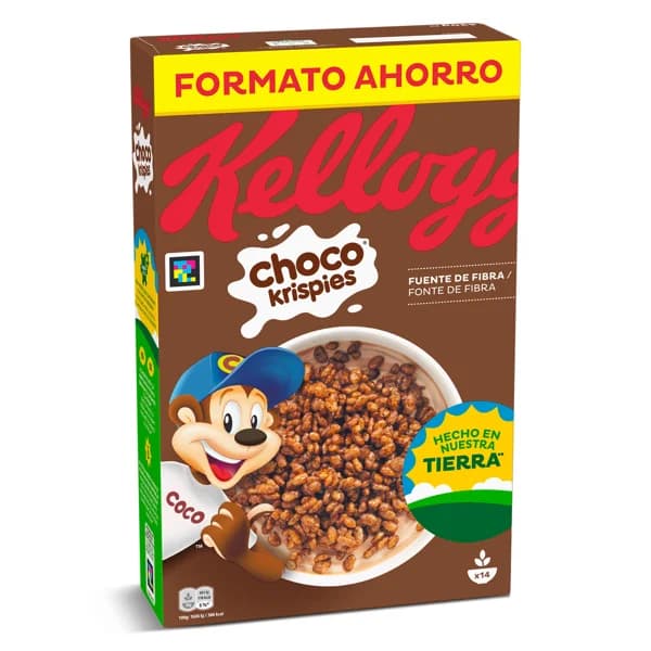 Cereales de arroz inflado Kellogg's Choco Krispies caja 420 g - 0.42 kg - Imagen del producto en Findit