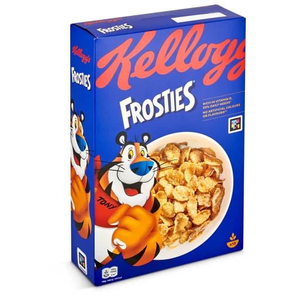Cereales copos de maíz tostados Kellogg's Frosties caja 400 g - 0.4 kg - Imagen del producto en Findit