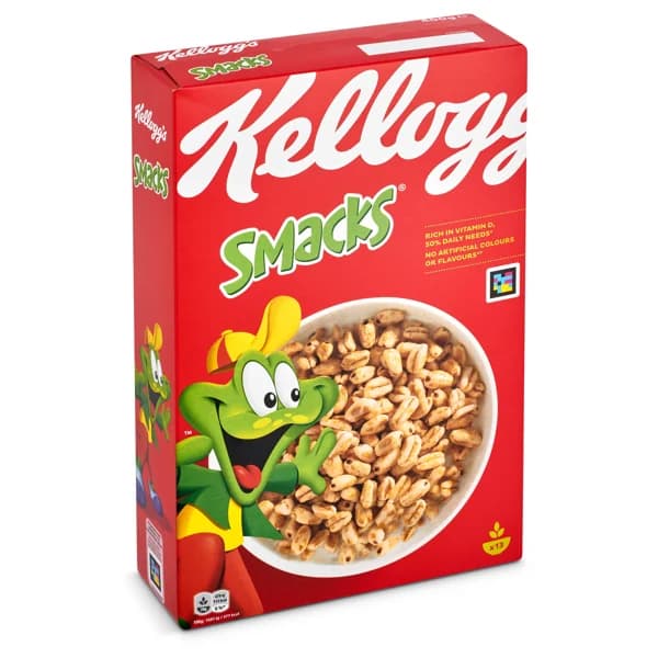 Cereales de trigo inflado con miel Kellogg's Smacks caja 400 g - 0.4 kg - Imagen del producto en Findit