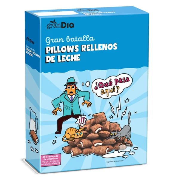 Cereales rellenos de leche Gran Dia caja 500 g - 0.5 kg - Imagen del producto en Findit