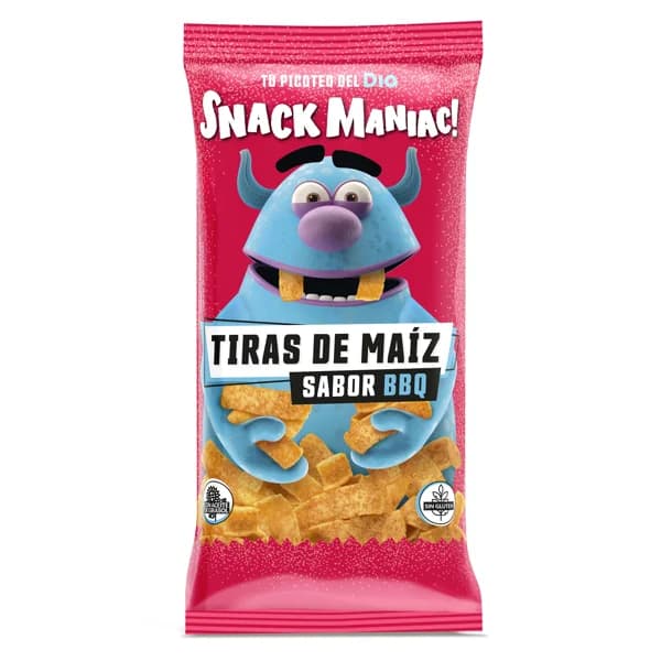 Tiras de maíz Snack Maniac de Dia bolsa 150 g - 0.15 kg - Imagen del producto en Findit