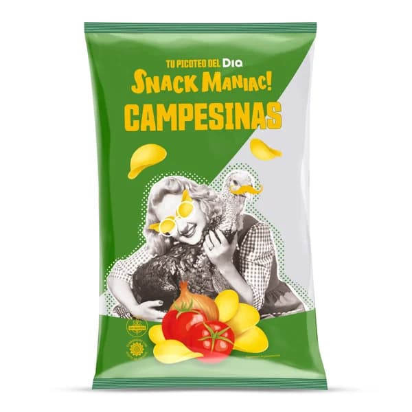Patatas fritas campesinas Snack Maniac de Dia bolsa 170 g - 0.17 kg - Imagen del producto en Findit