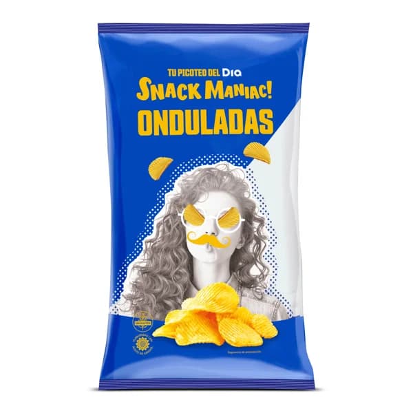 Patatas fritas onduladas Snack Maniac de Dia bolsa 180 g - 0.18 kg - Imagen del producto en Findit
