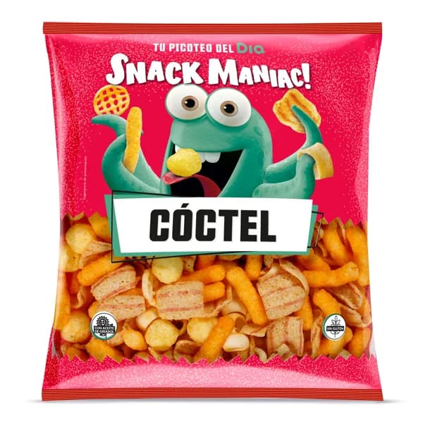 Cóctel de aperitivos Snack Maniac de Dia bolsa 200 g - 0.2 kg - Imagen del producto en Findit