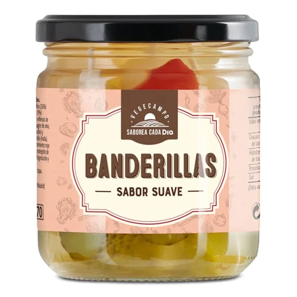 Banderillas dulces Vegecampo de Dia frasco 140 g - 0.14 kg - Imagen del producto en Findit