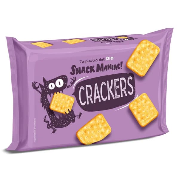 Galletas crackers saladas Snack Maniac de Dia bolsa 300 g - 0.3 kg - Imagen del producto en Findit
