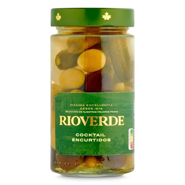 Cocktail de encurtidos Rioverde frasco 180 g - 0.18 kg - Imagen del producto en Findit