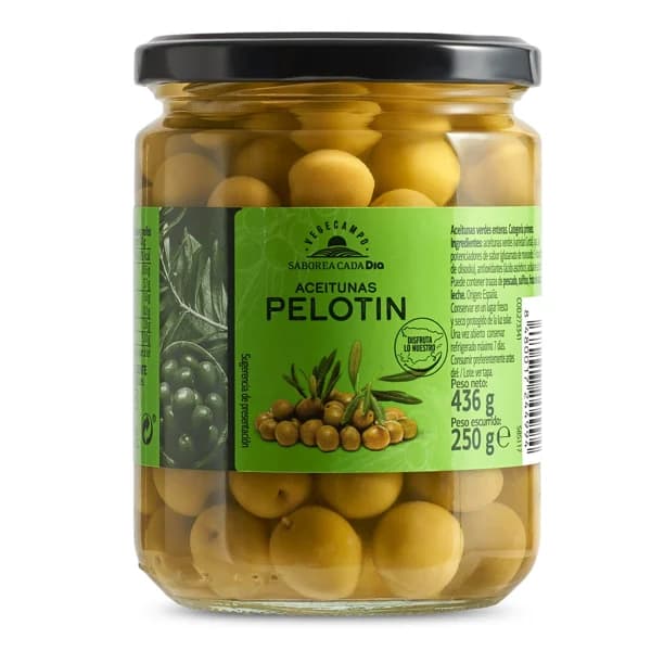 Aceitunas pelotin Vegecampo de Dia frasco 250 g - 0.25 kg - Imagen del producto en Findit
