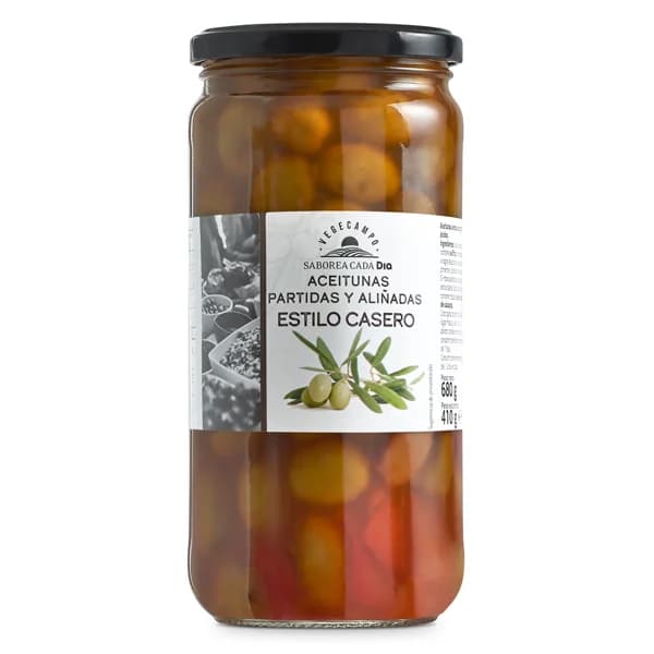 Aceitunas estilo casero Vegecampo de Dia frasco 410 g - 0.41 kg - Imagen del producto en Findit