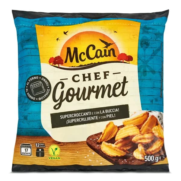 Patatas fritas con piel McCain Chef Gourmet bolsa 500 g - 1 ud - Imagen del producto en Findit