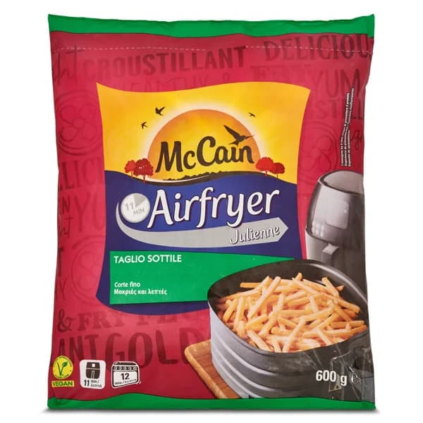 Patatas fritas corte fino Julienne McCain Airfryer bolsa 600 g - 1 ud - Imagen del producto en Findit