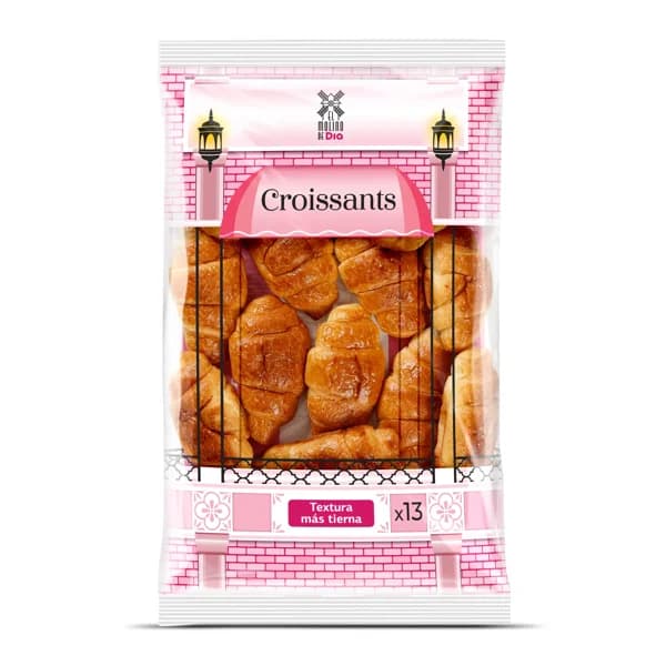 Croissants El molino de Dia bolsa 390 g - 0.39 kg - Imagen del producto en Findit