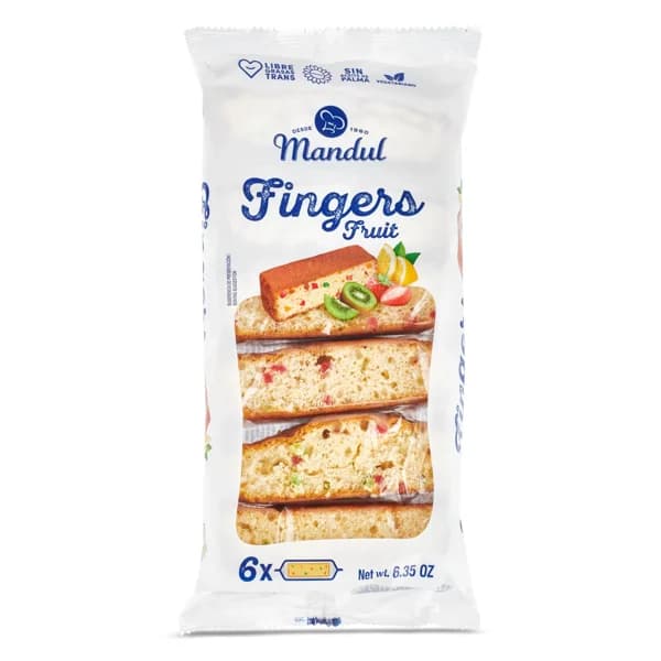 Bizcocho con fruta confitada Mandul bolsa 180 g - 0.18 kg - Imagen del producto en Findit