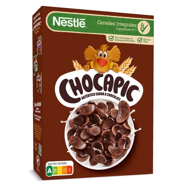 Cereales integrales con chocolate Nestlé Chocapic caja 375 g - 0.38 kg - Imagen del producto en Findit