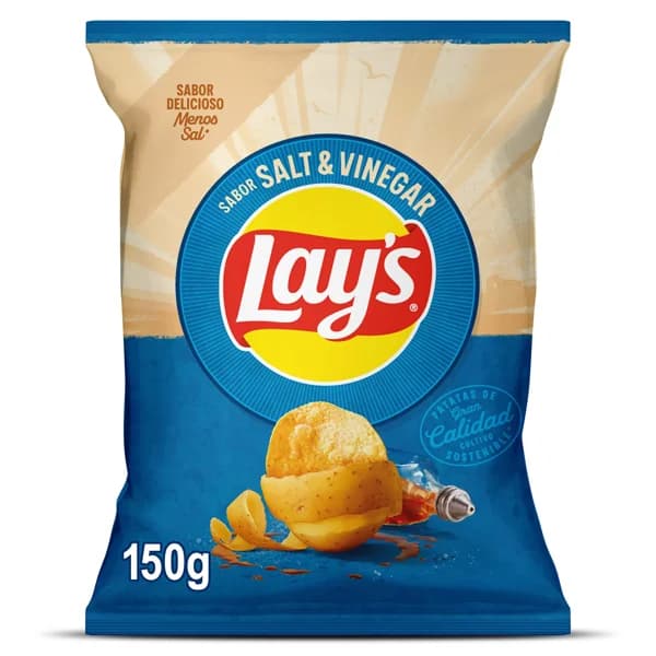 Patatas fritas sabor vinagreta Lay's bolsa 150 g - 0.15 kg - Imagen del producto en Findit