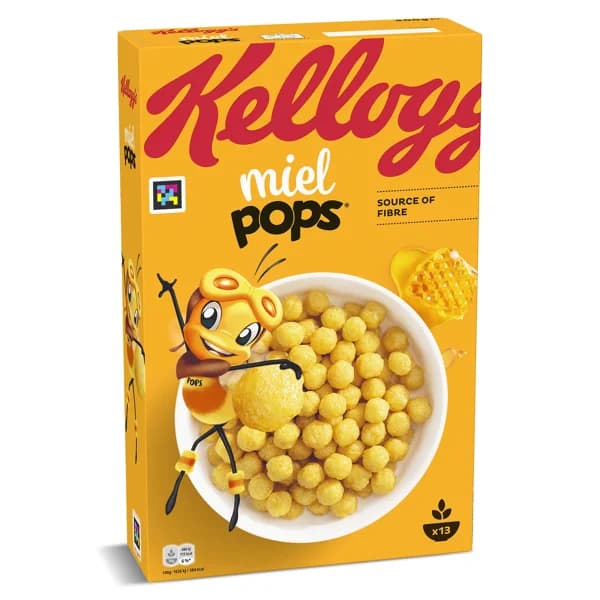 Cereales Miel Pops Kellogg's caja 400 g - 0.4 kg - Imagen del producto en Findit