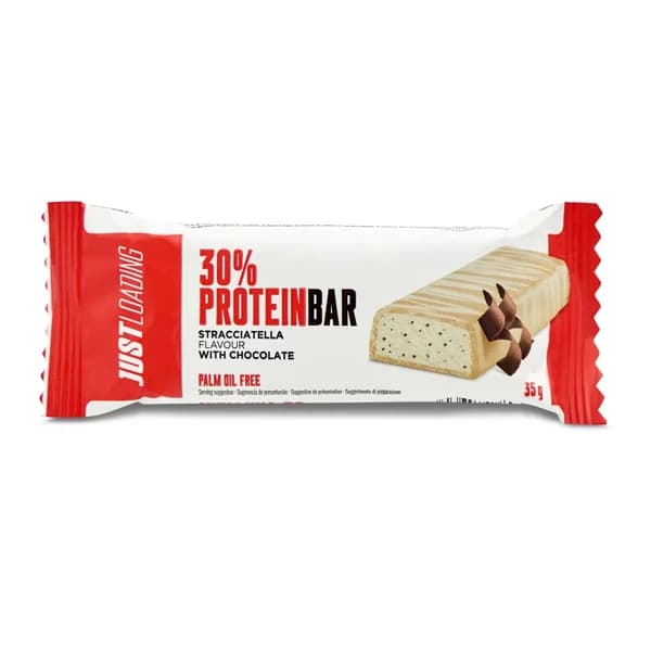 Barrita proteína sabor chocolate blanco con stracciatella Just loading bolsa 35 g - 0.04 kg - Imagen del producto en Findit