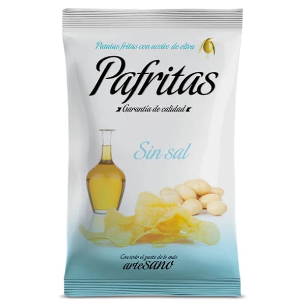 Patatas fritas sin sal Pafritas bolsa 140 g - 1 ud - Imagen del producto en Findit