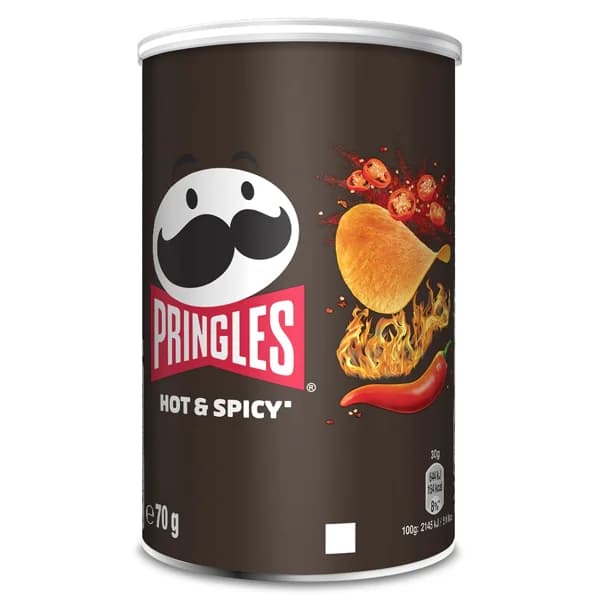 Patatas fritas picantes Pringles bote 70 g - 1 ud - Imagen del producto en Findit