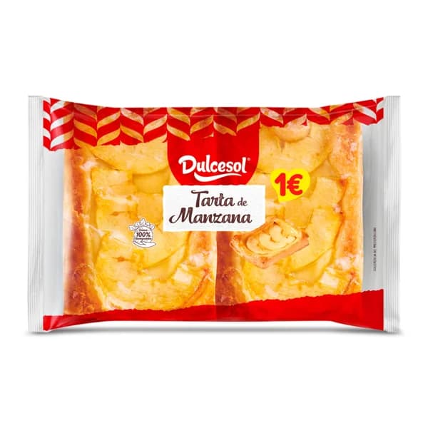 Tarta de manzana Dulcesol bolsa 135 g - 0.13 kg - Imagen del producto en Findit