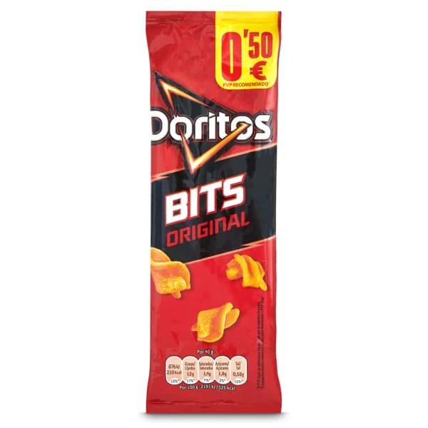 Aperitivo de maíz frito con sabor a barbacoa Doritos bolsa 40 g - 0.04 kg - Imagen del producto en Findit