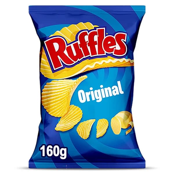 Patatas fritas onduladas Ruffles bolsa 160 g - 0.15 kg - Imagen del producto en Findit