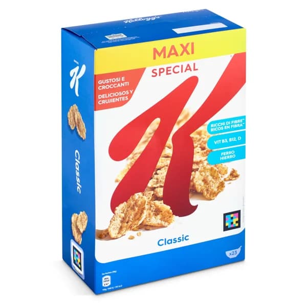 Cereales copos de trigo integral y arroz Kellogg's Special K caja 700 g - 0.7 kg - Imagen del producto en Findit