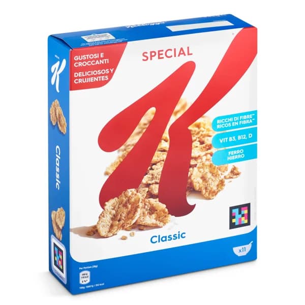 Cereales copos de trigo integral y arroz Kellogg's Special K caja 335 g - 0.34 kg - Imagen del producto en Findit