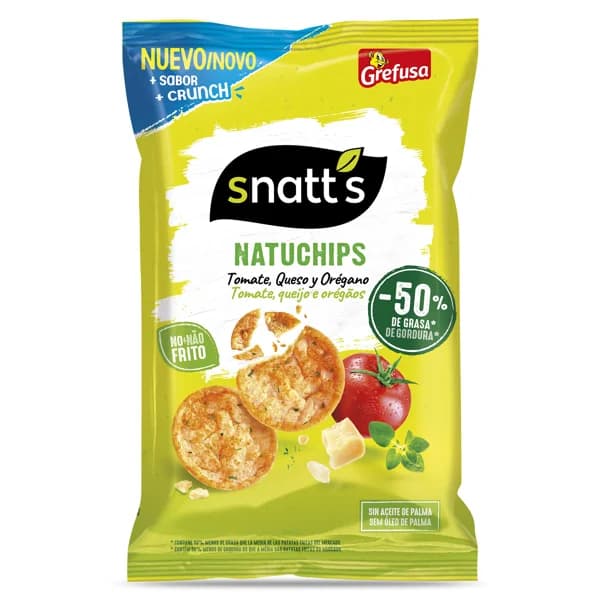 Naturchips con tomate, queso y orégano Snatt's bolsa 65 g - 0.65 ud - Imagen del producto en Findit