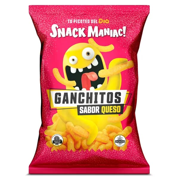 Ganchitos sabor queso Snack Maniac de Dia bolsa 80 g - 0.08 kg - Imagen del producto en Findit