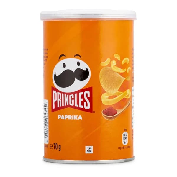 Patatas fritas paprika Pringles bote 70 g - 0.07 kg - Imagen del producto en Findit