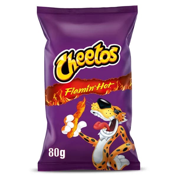 Aperitivo de maíz flamin hot Cheetos bolsa 80 g - 1 ud - Imagen del producto en Findit