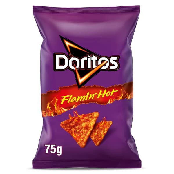Nachos flamin hot Doritos bolsa 75 g - 0.08 ud - Imagen del producto en Findit
