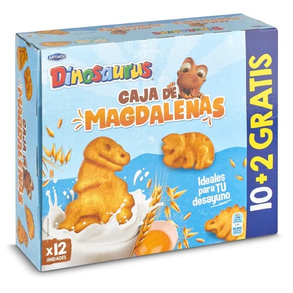 Magdalenas Artiach Dinosaurus caja 324 g - 0.32 ud - Imagen del producto en Findit