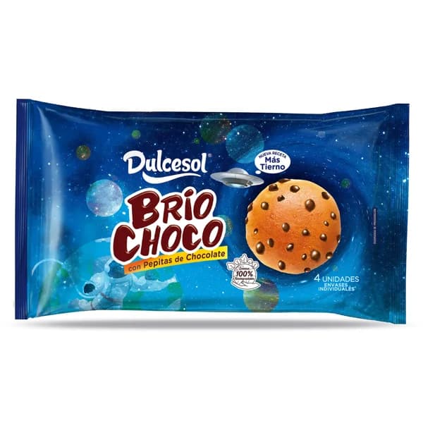 Briochoco con pepitas de chocolate Dulcesol bolsa 160 g - 0.16 kg - Imagen del producto en Findit