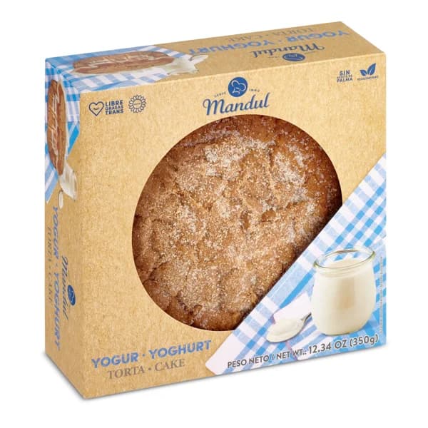Torta de yogur Mandul caja 350 g - 0.35 kg - Imagen del producto en Findit