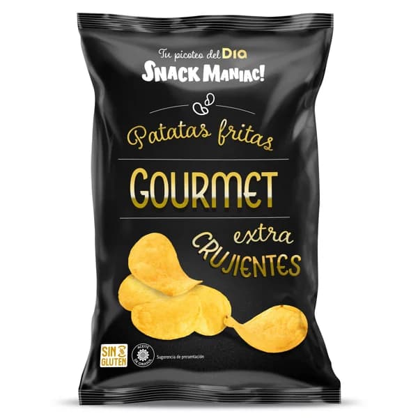 Patatas fritas gourmet extra crujientes Snack Maniac de Dia bolsa 40 g - 0.04 kg - Imagen del producto en Findit