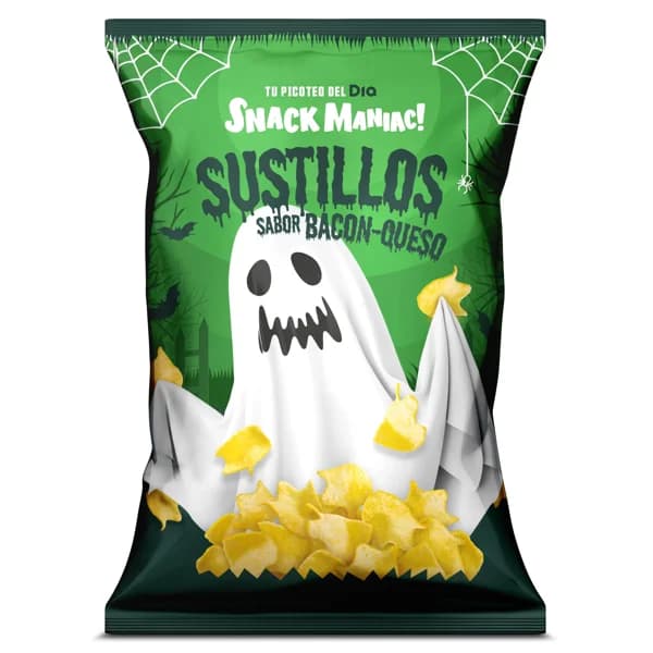 Sustillos sabor bacon y queso Snack Maniac de Dia bolsa 100 g - 0.1 kg - Imagen del producto en Findit