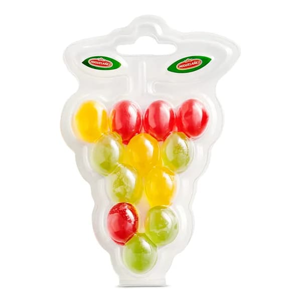 Caramelo de goma uvas de la suerte Migueláñez blister 25 g - 1 ud - Imagen del producto en Findit