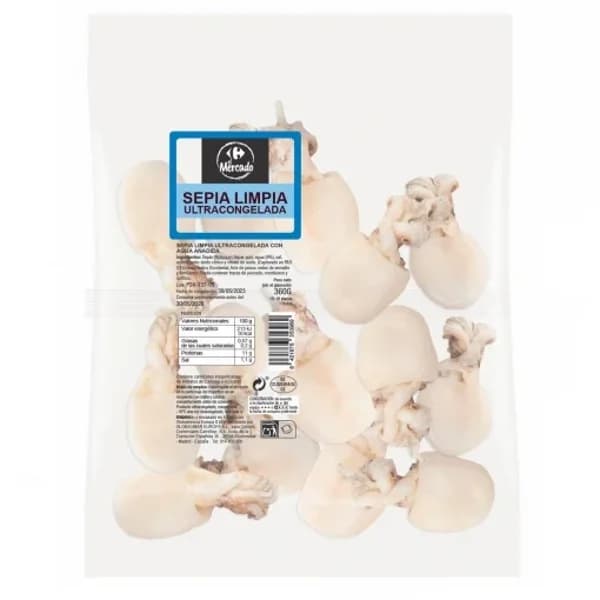 Sepia limpia Carrefour El Mercado 360 g - 0.36 kg - Imagen del producto en Findit