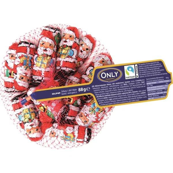 Figuras Chocolate Red Santas - 1 ud - Imagen del producto en Findit