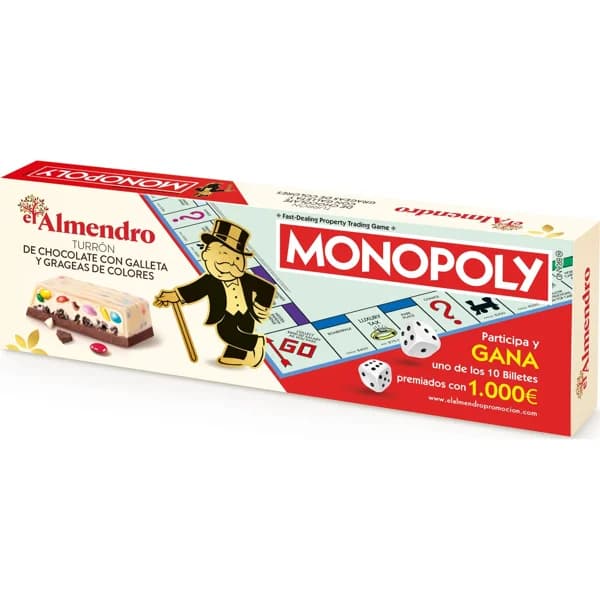 Turron Choco Blanco Monopoly - 1 ud - Imagen del producto en Findit